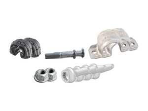 ES#2966629 - 1K0511409BKKT2 - Rear Sway Bar Installation kit - 18mm - Hardware and bushings that should be replaced with a sway bar - Genuine Volkswagen Audi - Volkswagen