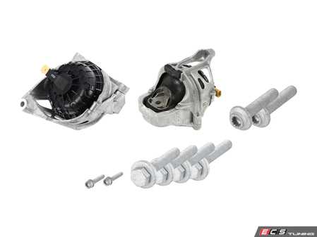ES#4821522 - 4M0199371GKKT - Engine Mounts With Installation Kit  - Reduce driveline vibrations with a new motor mount - Genuine Volkswagen Audi - Audi