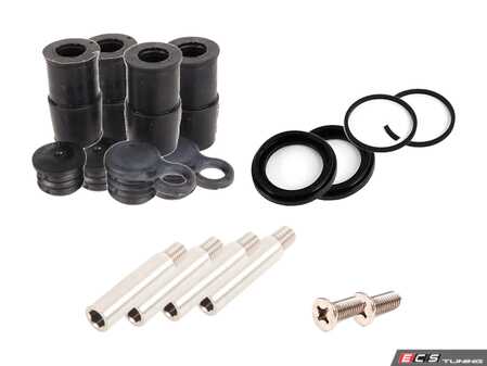 ES#2954064 - 1K06151234DKT1 - Front Pad And Rotor Installation Kit - Restore both calipers while installing new pads and rotors - Assembled By ECS - Volkswagen