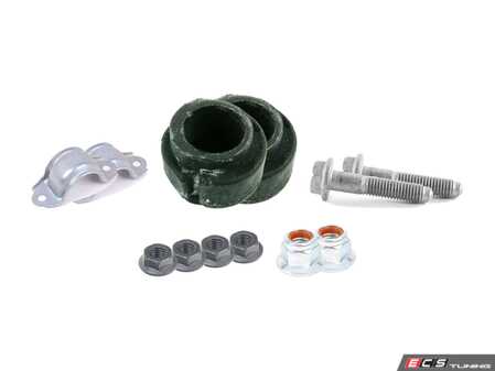 ES#2712811 - N90628205KT - Front Sway Bar Installation Kit - Includes brackets, bushings, & all necessary hardware to properly install a new sway bar. - Assembled By ECS - Audi