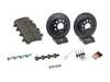 ES#3536861 - 025997ECS0362KT - Performance Rear Brake Service Kit (260x12) - Includes ECS V5 slotted rotors and ECS EP24 Enthusiast Performance pads - Assembled By ECS - Volkswagen