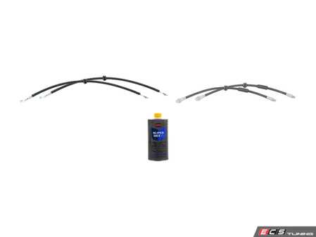 ES#4351976 - 34306794002KT1 - Brake Hose And Fluid Kit - Front And Rear  - Replacement kit and flush - Assembled By ECS - MINI