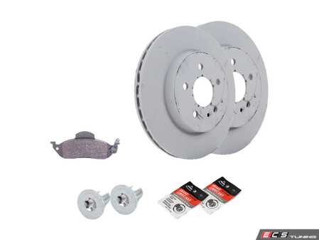 ES#2762545 - 1634201220KT - Front Brake Service Kit - Featuring Genuine Mercedes-Benz Rotors And Pads - Genuine Mercedes Benz - Mercedes Benz