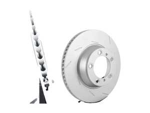 ES#3675513 - 97035240300KT5 - Rear Brake Rotors - Pair 12.99" (330mm) - Directional rear axle fitment - Both left and right - Meyle - Porsche