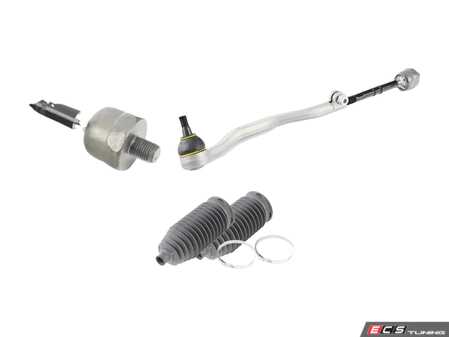 ES#4350604 - 32109808837KT - Tie Rod Full Section And Boots - Left And Right Side Kit - Repair your MINI steering clunk, boots, and hardware - Assembled By ECS - MINI