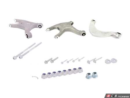 ES#4820802 - 8R0505311FKT - Complete Rear Control Arm Kit - Includes new control arms with hardware - Genuine Volkswagen Audi - Audi