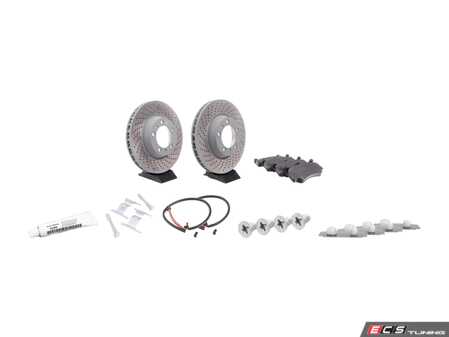 ES#4643755 - 99635140904KT2 - Front Brake Service Kit - Featuring Genuine Porsche rotors, and Genuine Porsche pads - Genuine Porsche - Porsche
