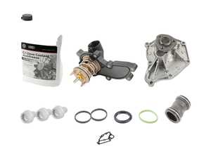 ES#5386569 - 06E121018A2KT2 - Thermostat / Water Pump Replacement Kit - Includes necessary parts to replace the thermostat and water pump. - Genuine Volkswagen Audi - Audi