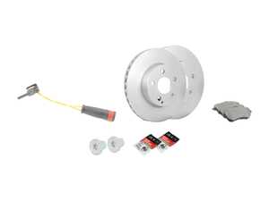 ES#2847731 - 0074205820KT - Front Brake Service Kit  - Featuring Meyle Rotors And Pads - Assembled By ECS - Mercedes Benz