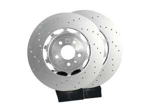 ES#5388602 - 4k0615601aKT - Rear Brake Rotors - Pair (370x30) - Restore the stopping power in your vehicle. - Genuine Volkswagen Audi - Audi