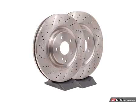 ES#2713229 - 2034210912KT2 - Front Brake Rotors - Pair - Does not include new brake rotor securing screws - Zimmermann - Mercedes Benz