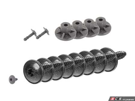 ES#2167916 - 4H0898220 - Fender Liner Hardware Kit - Get replacement hardware for your fender liners and keep them in place. - Genuine Volkswagen Audi - Audi