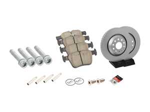 ES#3538312 - 5Q0615601EKT2 - Rear Brake Service Kit (310x22) - Featuring ECS V5 rotors and ECS DD23 ceramic pads. - Assembled By ECS - Audi Volkswagen