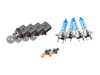 ES#2607930 - N10737301KT2 - Halogen Headlight Bulb Refresh Kit - Includes every bulb for both headlights, featuring Ziza Platinum White high/low beam bulbs - Assembled By ECS - Audi
