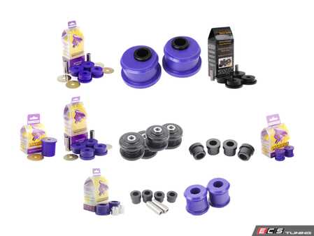 ES#4346256 - PFE36MHNDLKT - Powerflex Complete Street Performance Polyurethane Bushing Kit - Designed to maximize suspension performance! - Powerflex - BMW