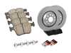 ES#4780895 - 5Q0615601EAKT - Rear Brake Service Kit  - Restore the stopping power in your vehicle! Featuring ECS V5 rotors and ECS DD23 ceramic pads. - Assembled By ECS - Audi