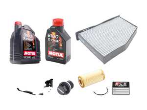 ES#2966849 - 06K115562SVCKT36 - 40k Service Kit  - Includes Motul 5W-40 Synthetic engine oil, Genuine Oil Filter and an ECS billet filter housing - Assembled By ECS - Volkswagen