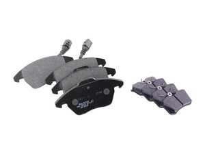 ES#2966665 - HB543N.760KT1 - Front & Rear Brake Pad Kit - Hawk HP Plus - A composite that can take the heat at the track and get you home safely. - Hawk - Volkswagen