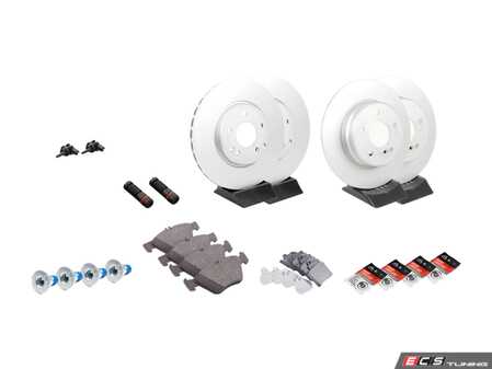 ES#2771397 - 0034202920KT9 - Front & Rear Brake Service Kit - Featuring ATE Rotors And ATE Pads - Assembled By ECS - Mercedes Benz