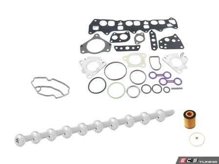 ES#4314844 - 6421840080KT6 - Oil Cooler Seal Kit - Level 3 - Includes all seals and hardware required to reseal your oil cooler and reseal parts removed during the job - Includes oil filter - Assembled By ECS - Mercedes Benz