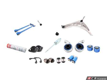 ES#4316098 - E46NONMPSOCOKT - Front And Rear Performance Suspension Upgrade Kit - Front And Rear Performance Suspension Overhaul - Featuring Turner Motorsport components to replace worn OE rubber bushings - Assembled By ECS - BMW