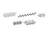 ES#4349770 - 8K0805922AKT - Radiator Splash Guard Installation Hardware Kit - Includes the necessary hardware to secure the radiator splash guard to the front belly pan and wheel spoilers - Assembled By ECS - Audi