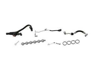 ES#5388747 - 2782001300KT1 - M278 / M157 Turbocharger Cooling Lines - Set - For M157 and M278 engines, the coolant lines can become brittle and fail over time. Replacing them during water pump service is a smart preventative measure to avoid future leaks or damage. - Assembled By ECS - Mercedes Benz