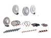 ES#2598629 - 99635140904OEKT2 - Front & Rear Brake Service Kit - Featuring Sebro rotors and Textar brake pads - Assembled By ECS - Porsche