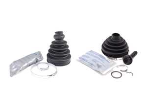 ES#2762950 - 8E0498201BKT1 - Front CV Joint Refresh Kit - Priced Each - Includes both inner & outer boots with hardware - Services one axle - Assembled By ECS - Audi