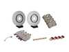 ES#2763757 - 8N0615302BKT1 - Front & Rear Brake Service Kit - Featuring ECS rotors with ECS DD23 "Daily Driver" ceramic pads. - Assembled By ECS - Audi