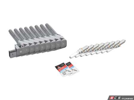 ES#4266272 - 06K905601MKT3 - Ignition Service Kit  - Includes eight OEM spark plugs and eight OEM coil packs. - Genuine Volkswagen Audi - Audi