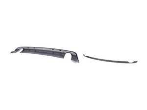 ES#2999261 - 8V5807521K1RRkt - S-Line Rear Valance Kit - Platinum Grey With Honeycomb Trim - Restore or upgrade your vehicle's look with this new S-Line rear valance - Genuine Volkswagen Audi - Audi