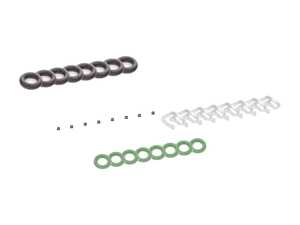 ES#2806910 - 1190780641KT13 - Fuel Injector Installation Kit - Includes everything required to replace the fuel injectors - Assembled By ECS - Mercedes Benz