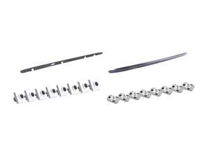 ES#4364524 - 51137331931KT - Roof Railing Install Kit - F56  - Require to drill and mount hardware to the roof top in order to add the factory roof rack base bars - Genuine MINI - MINI