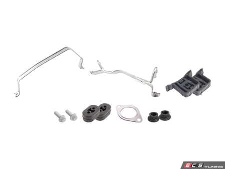 ES#3559746 - 18201490022KT - Exhaust Muffler Clamp Kit - Right - All in one kit to replace your upper and lower clamp - Assembled By ECS - MINI