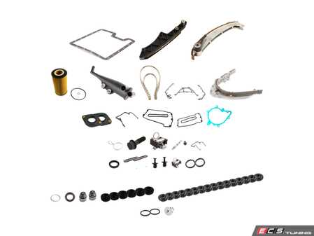 ES#3610517 - 11311435026KT5 - Timing Chain Kit - Contains all required components for replacement of timing chain guide rails using genuine BMW parts, just add your choice of fluids - Genuine BMW - BMW