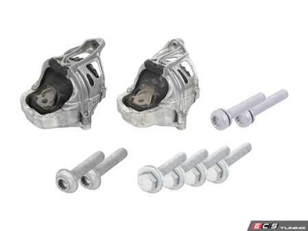 ES#4845535 - 4m0199372hgKT - Engine Mounts With Installation Kit  - Includes genuine mounts and required hardware! - Genuine Volkswagen Audi - Audi