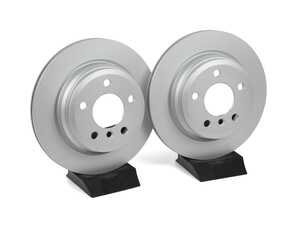 ES#4810602 - 34216864900-P - Rear V5 Plain Brake Rotors - Set (300x20) - Precision manufactured and featuring a GeoSpec corrosion-resistant coating - ECS - BMW