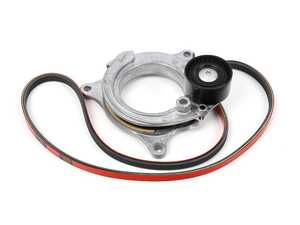 ES#4698453 - 3PK968KT - Performance Accessory Belt Kit - Kevlar Reinforced - Our Red Kevlar accessory Belts are both an aesthetic improvement and a performance alternative to a traditional belt. - Assembled By ECS - BMW