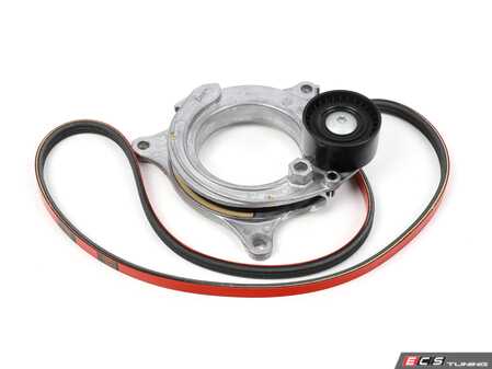ES#4698453 - 3PK968KT - Performance Accessory Belt Kit - Kevlar Reinforced - Our Red Kevlar accessory Belts are both an aesthetic improvement and a performance alternative to a traditional belt. - Assembled By ECS - BMW