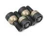 ES#4849900 - 00004460285 - Locking Wheel Bolt Set - Black - Thatcham style - Genuine Porsche - Porsche