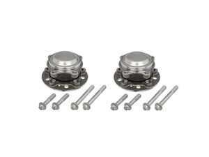 ES#5437801 - 2053340400KT - Front Wheel Hub & Bearing Assemblys - Set Of 2 - Includes left and right side hubs with pre-pressed in bearings. Includes hardware. - Meyle - Mercedes Benz