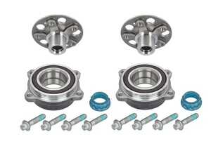 ES#5437805 - 2053570400KT1 - Rear Wheel Hub & Bearing - Set Of 2 - Includes rear wheel hubs and bearings with new hardware! - Meyle - Mercedes Benz