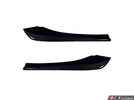 ES#5437810 - F32MTRRSPL - MTech Rear Bumper Splitters - Complete your 4 Series' aerodynamic profile with the Suvneer M-Tech Rear Bumper Splitters. - Suvneer - BMW