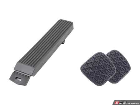 ES#2748006 - 1233000204KT - Pedal Pad Kit - Includes Accelerator, Brake And Clutch Pedal Pads - Genuine Mercedes Benz - Mercedes Benz