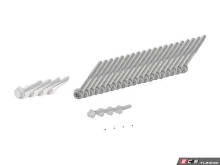 ES#2724037 - 1129900212KT - Cylinder Head Bolt Kit - Includes all head bolts to install both cylinder heads - Genuine Mercedes Benz - Mercedes Benz