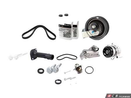 ES#261237 - 06B198451 V2 - Genuine Timing Belt Kit - Ultimate Plus - Complete your timing service with all OEM parts. - Assembled By ECS - Audi Volkswagen
