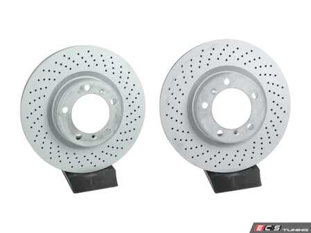 ES#4487390 - 99735140201KT2 - Front Brake Rotors - Pair (330x28) - Restore the stopping power in your vehicle. - Zimmermann - Porsche