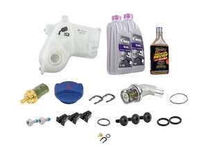 ES#2762200 - 06C121111CKT3 - Cooling System Refresh Kit - Level 2 - Replace your thermostat, temp sensors, and expansion tank after performing a proper coolant system flush! - Assembled By ECS - Audi