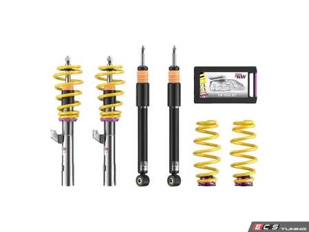 ES#3427395 - 18010099KT - KW Street Comfort Coilover Kit - Street Comfort coilovers offer sport handling with adjustable ride height - KW Suspension - Audi